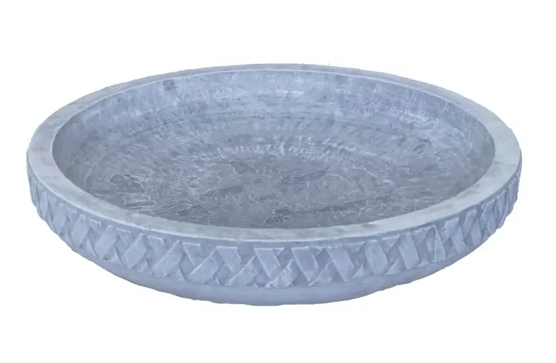 Artikelbild 3 des Artikels “Semarang - Schale mit geometrischem Motiv,  Ø 50 cm | Steinguss “